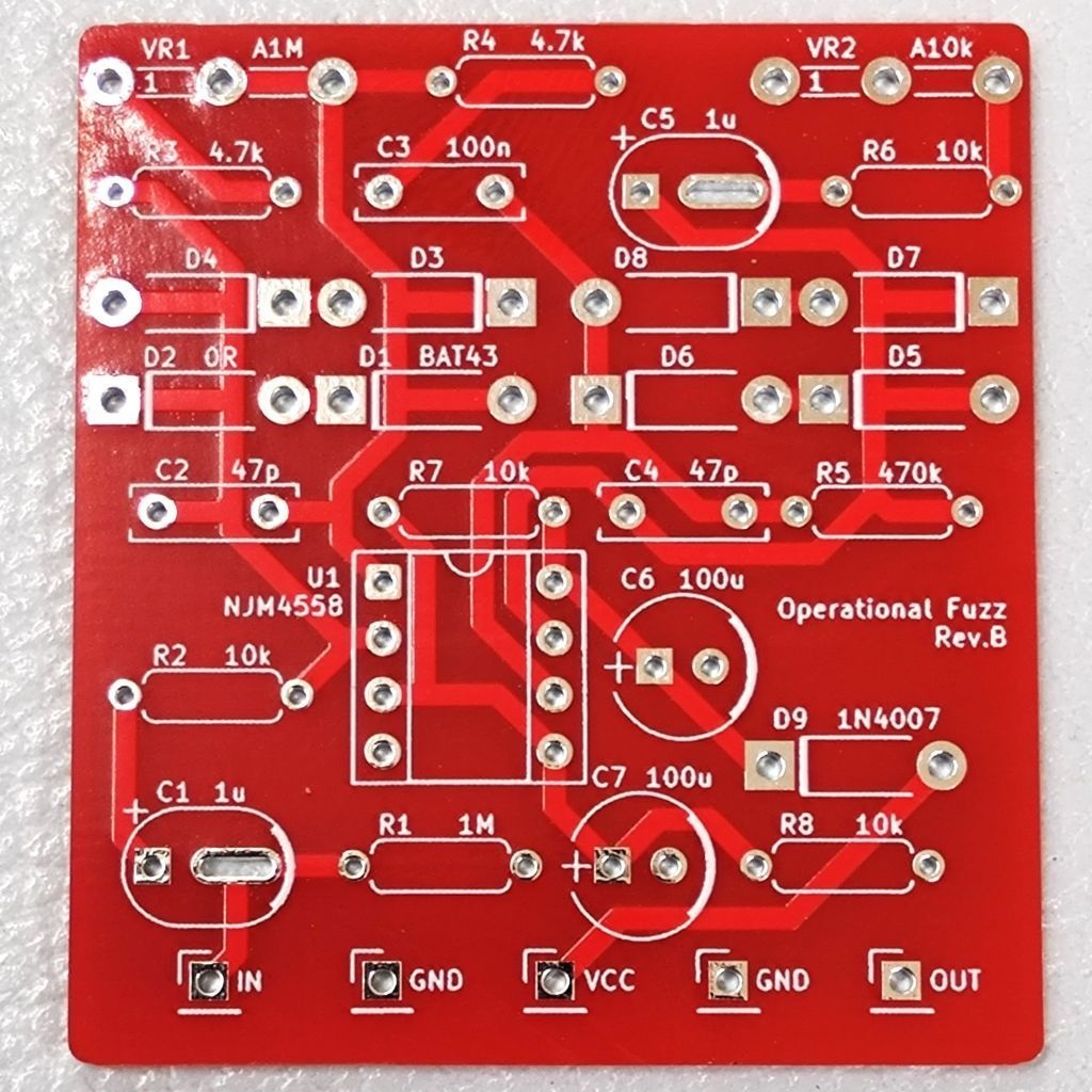 Operational Fuzz 自作用基板