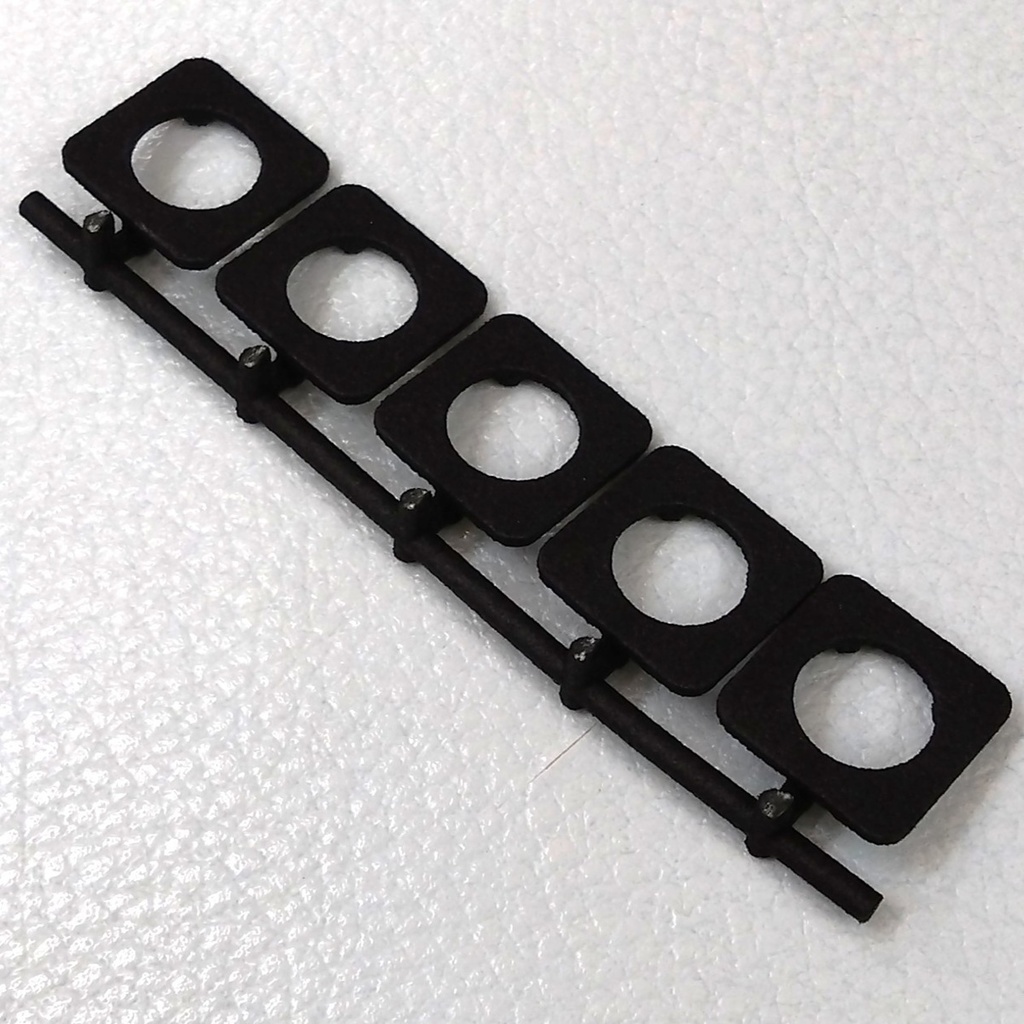 DCジャック角穴アダプター（5個セット）