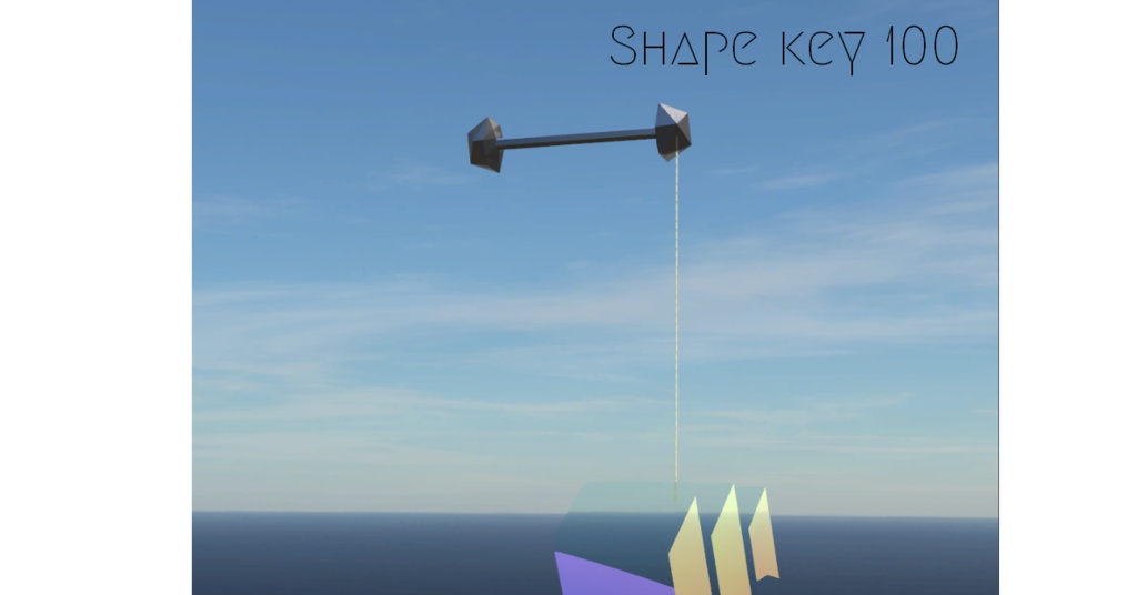 【VRChat想定】Three tree【ピアス】