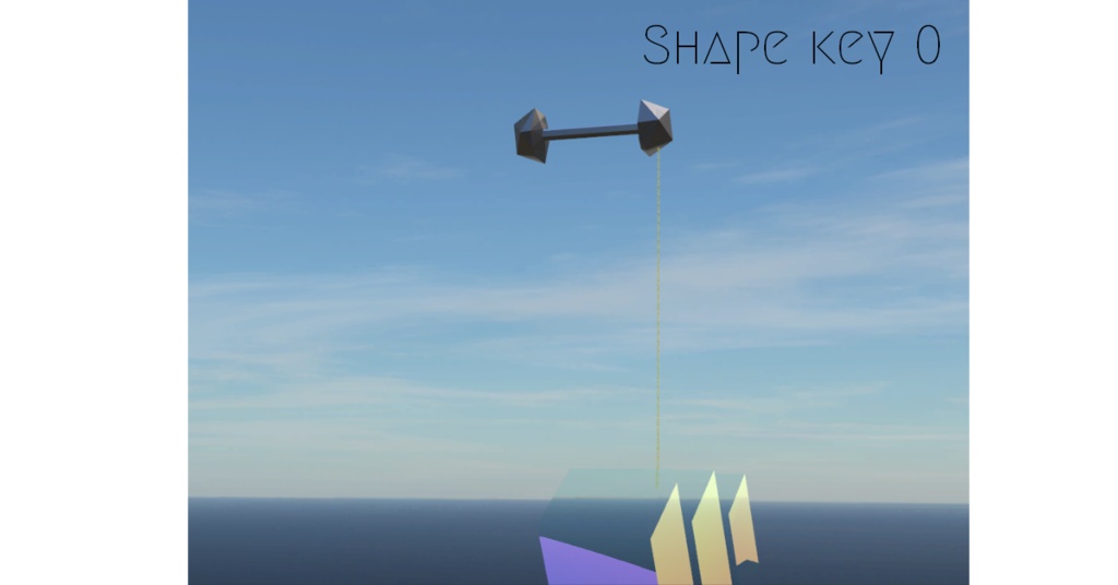 【VRChat想定】Three tree【ピアス】