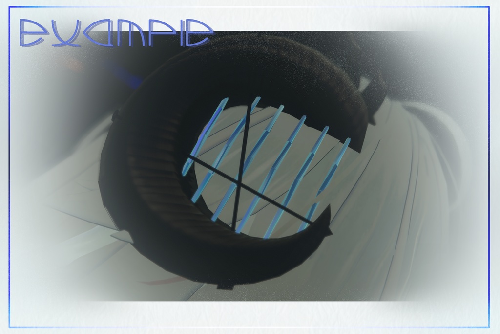 【VRChat想定】Horn industrial Piace【メリノ用アクセサリー】