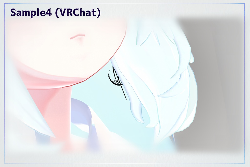 【VRChat想定】Halo & Sonnenlicht earrings【ピアス】