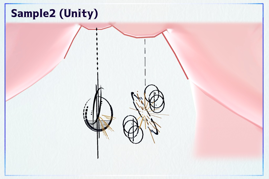 【VRChat想定】Halo & Sonnenlicht earrings【ピアス】