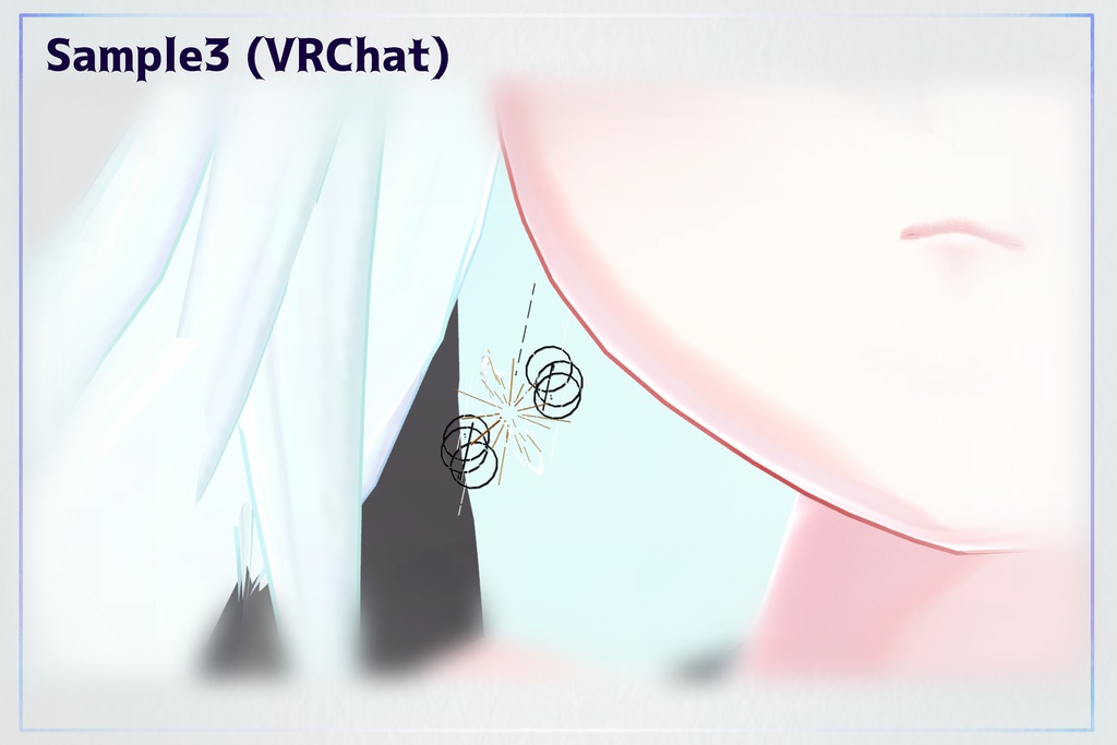 【VRChat想定】Halo & Sonnenlicht earrings【ピアス】