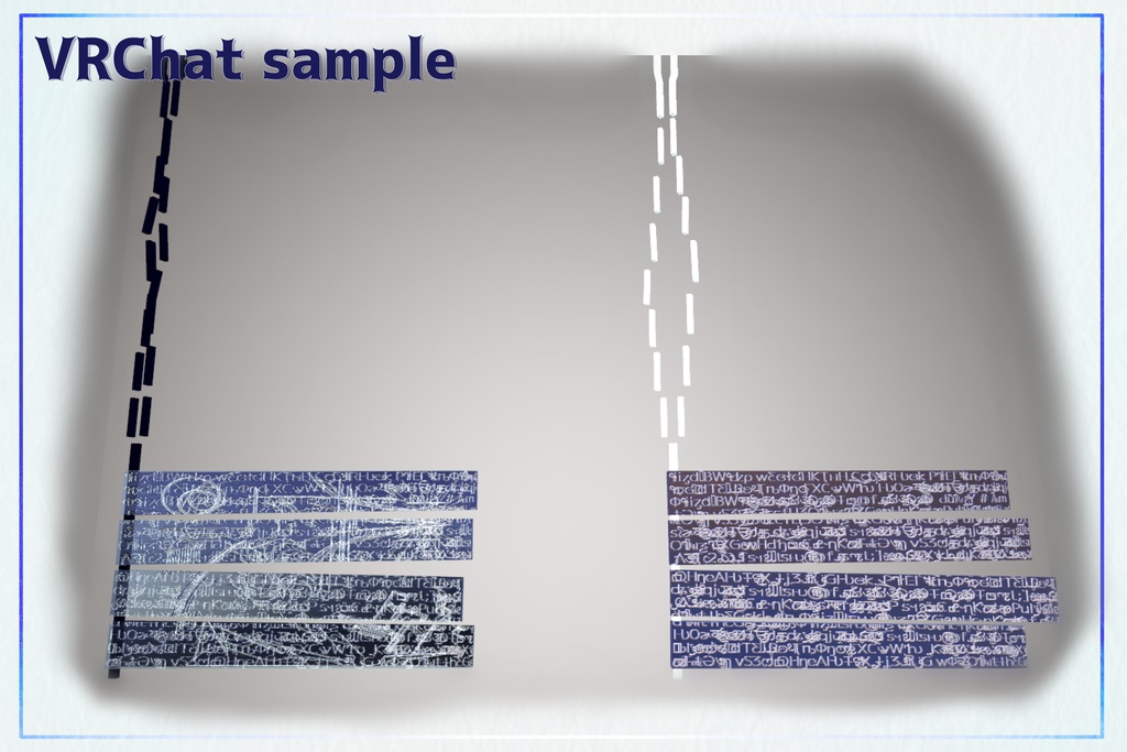 【VRChat想定】Four fingers【ピアス】