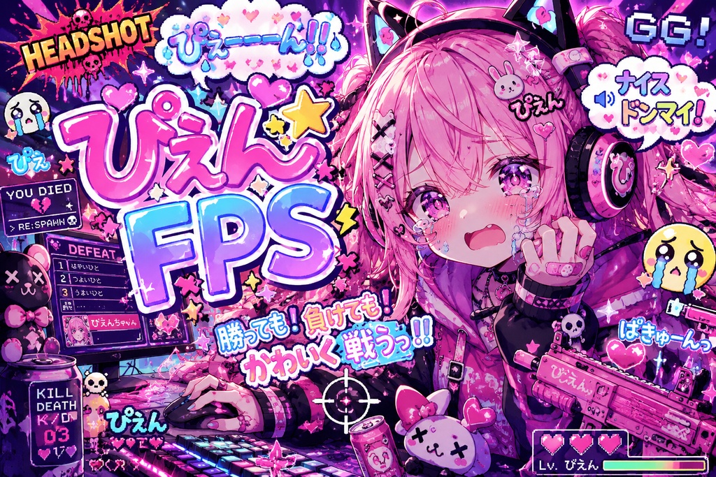 [AI作曲・フリーBGM] ぴえん☆FPS