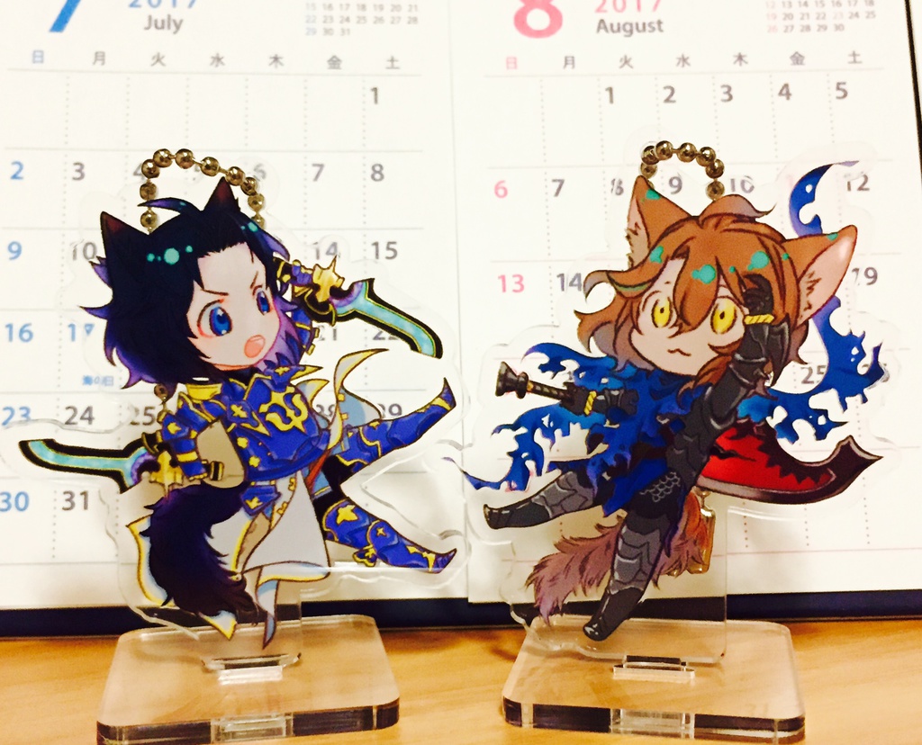 アクリルスタンドキーホルダー