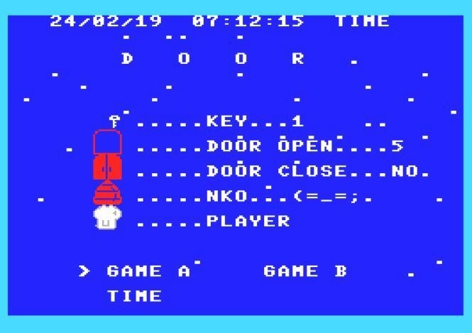 しょぼいゲーム集vol.5 MSXゲームウォッチ風 DOOR Ver1.1 と GAME OVER ゲームウォッチ修理編