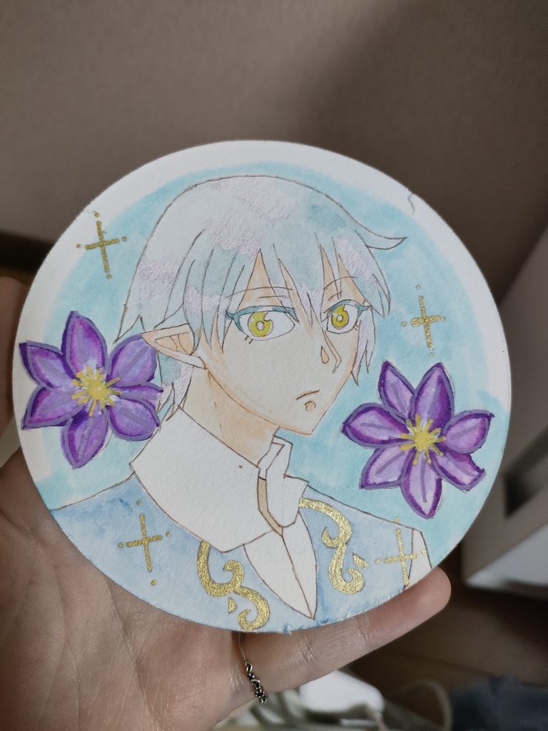 手のひらサイズ丸紙