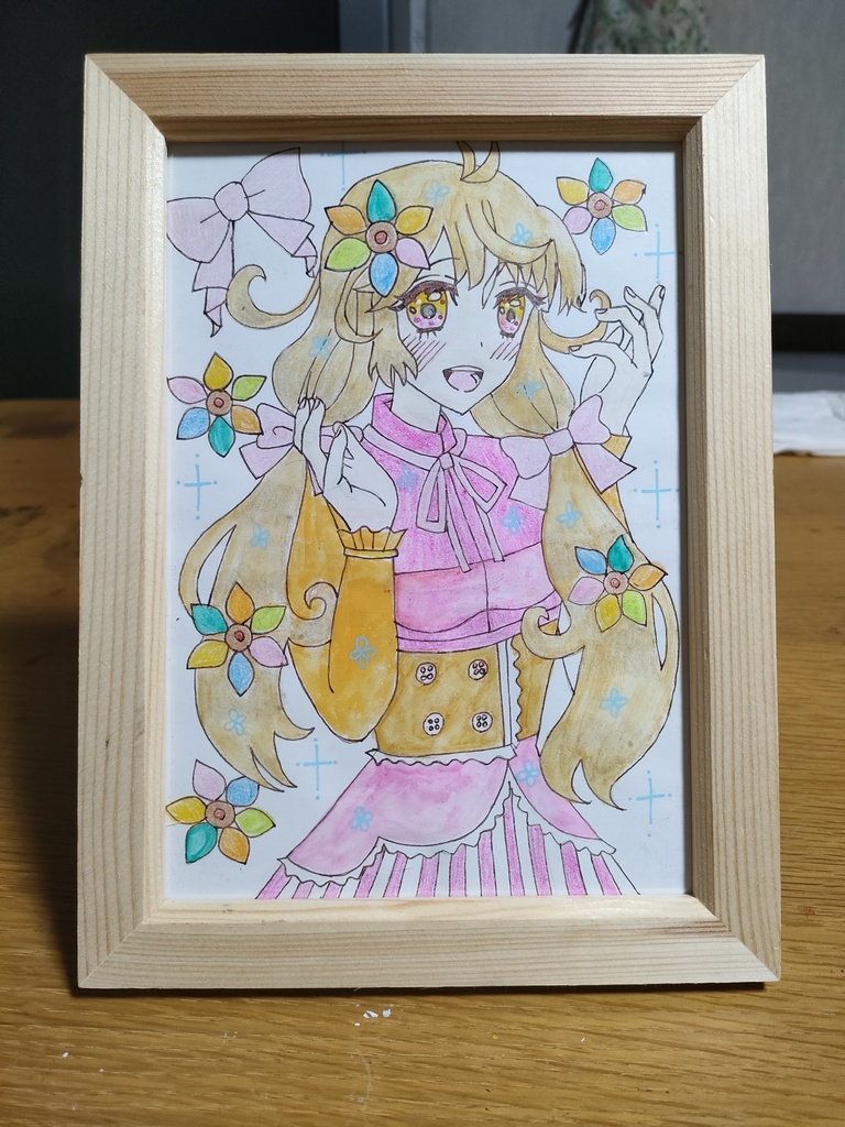 大きめ額装原画