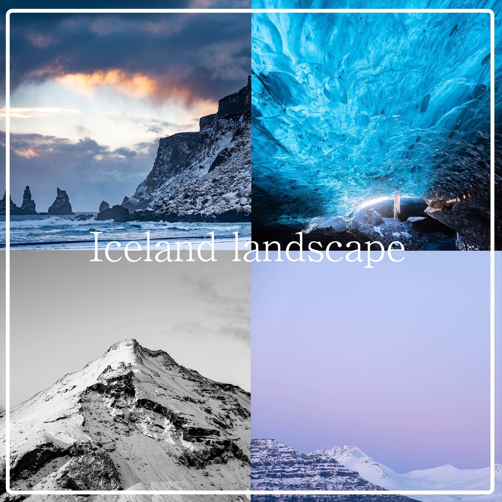 アイスランドの絶景をリビングに…アイスランド写真A3印刷（展示用）