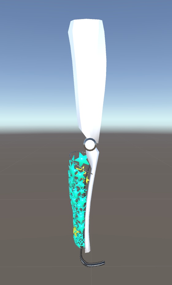 義足【素材】【VRChat想定】