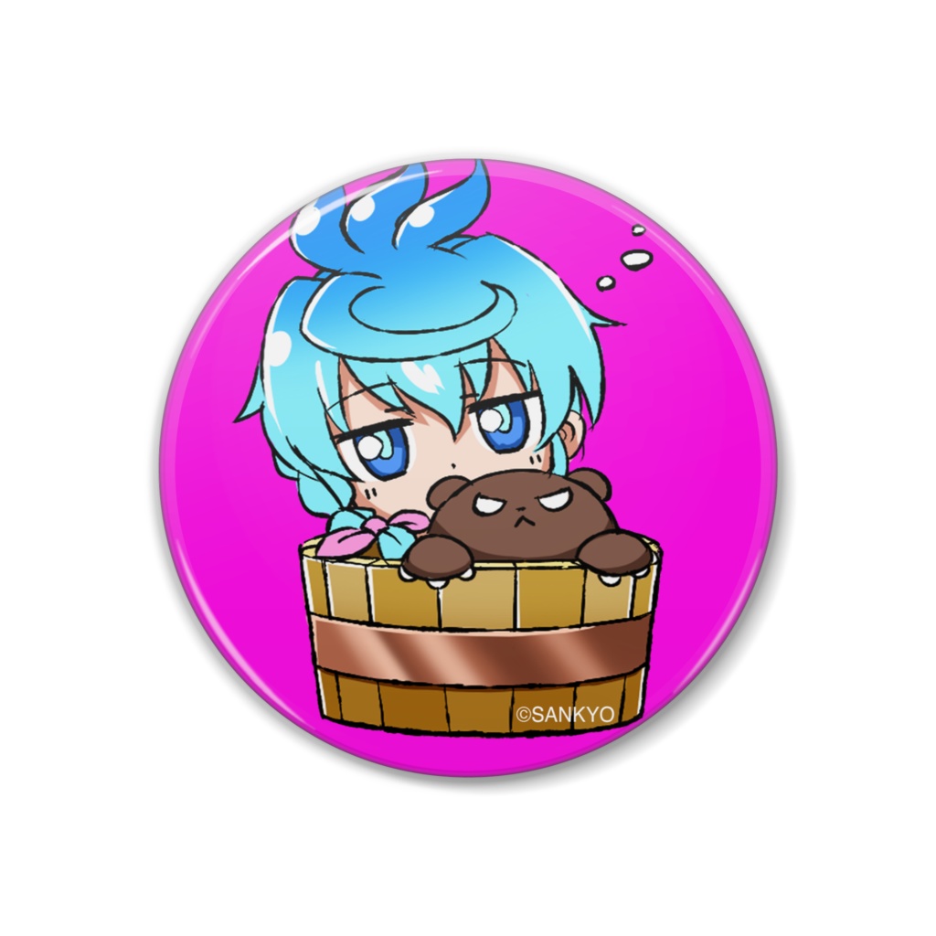 缶バッジ(フブキ桶ver)