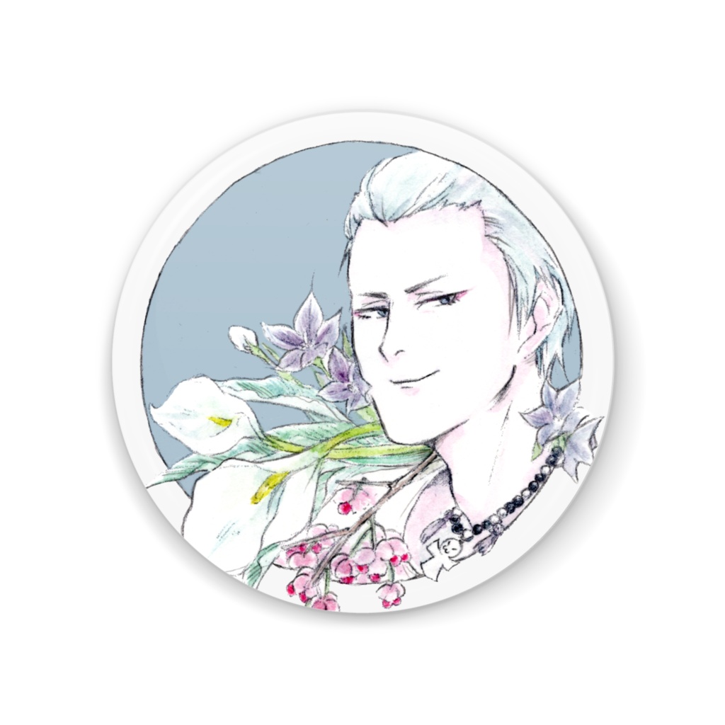 Legendersとお花 缶ミラー