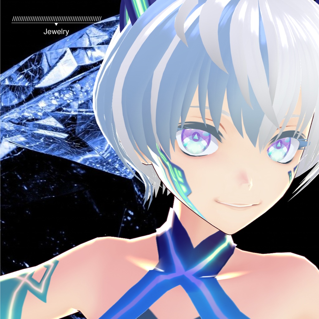 【VRoid】瞳テクスチャ各色8種 -24パターン-