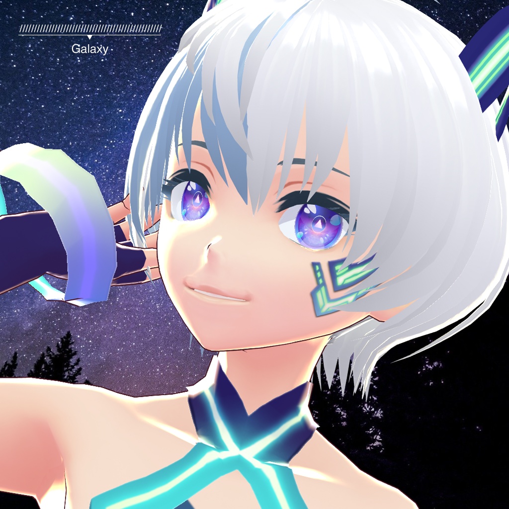 【VRoid】瞳テクスチャ各色8種 -24パターン-