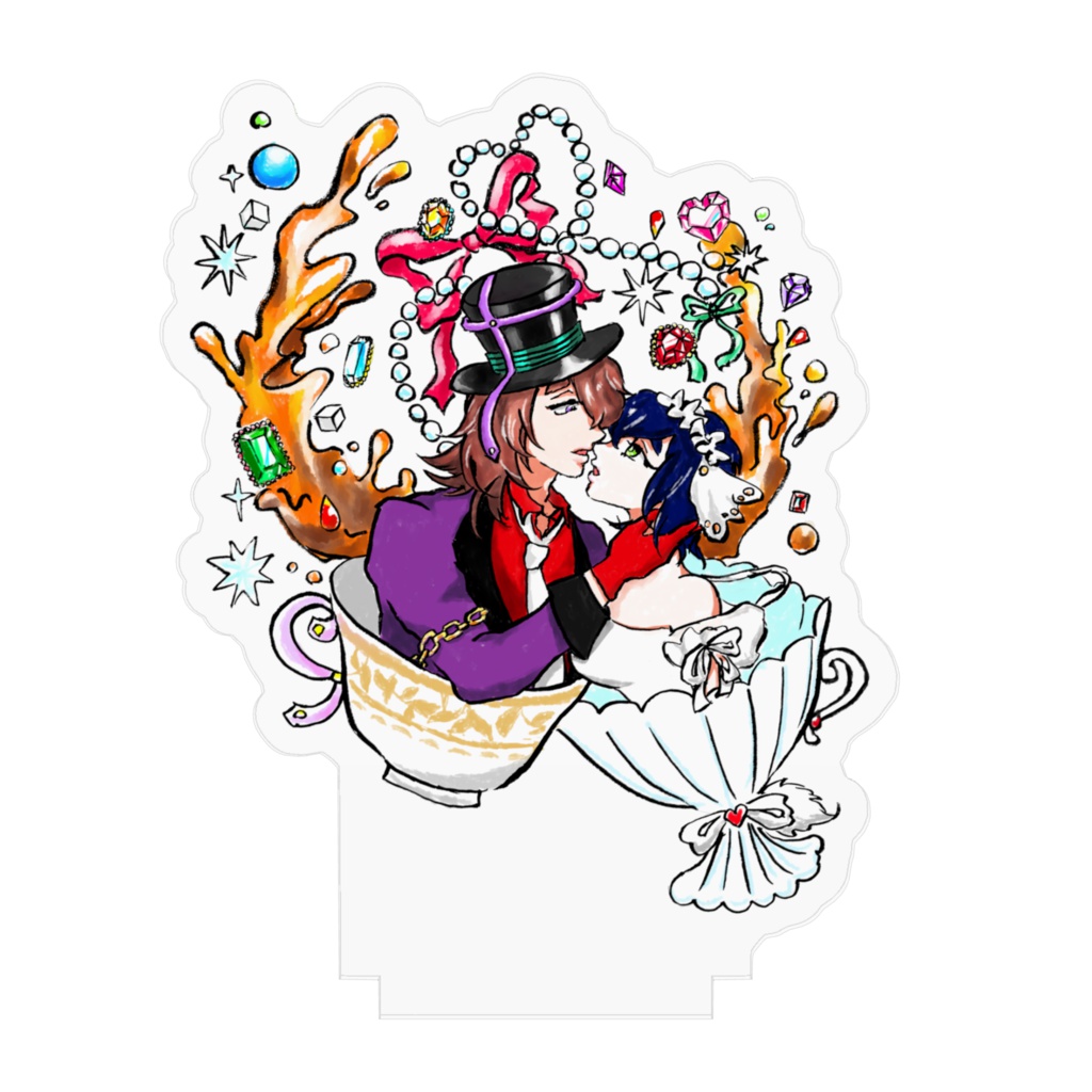 白雪紅茶アクリルフィギュア7cm