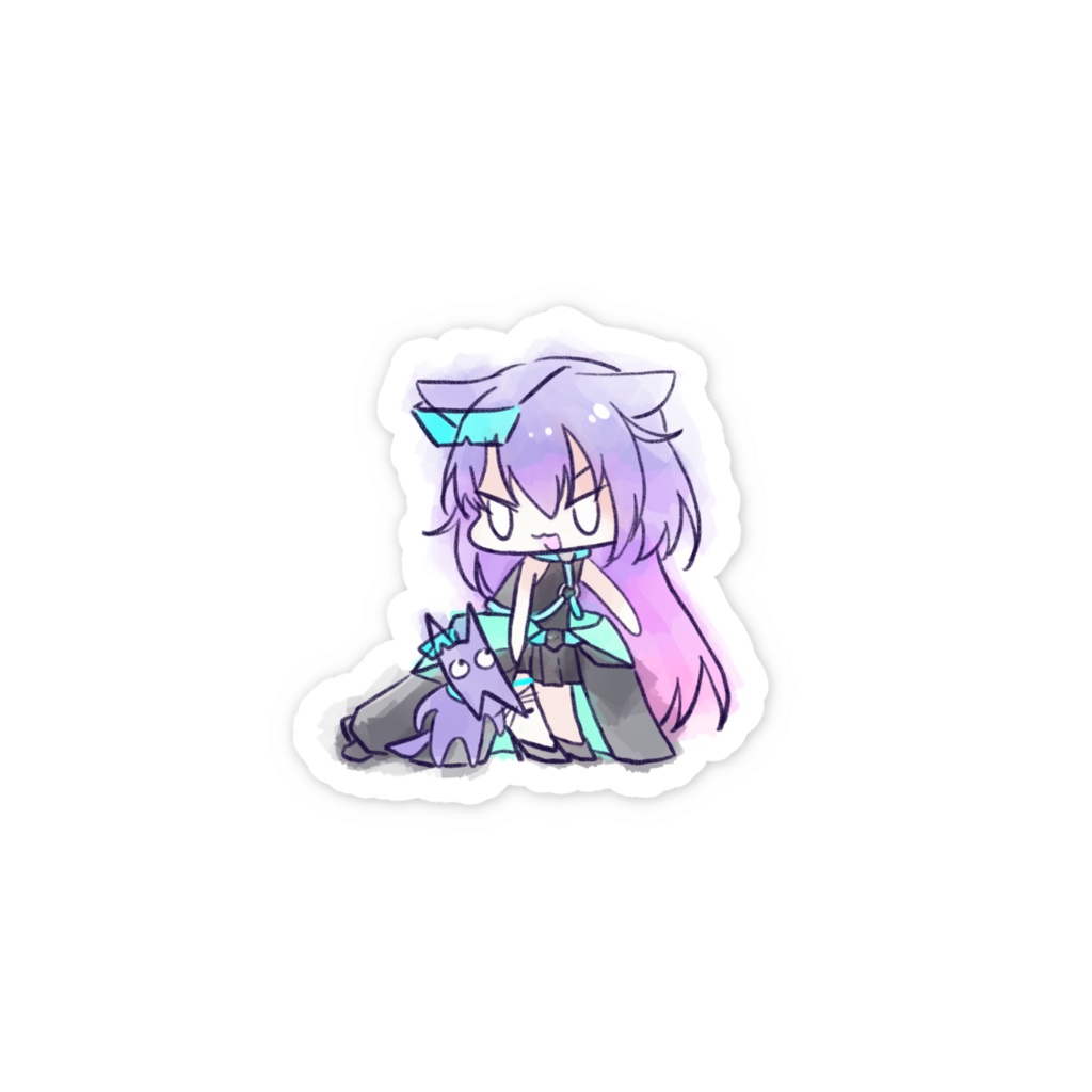 ついてくるな微チャンステッカー