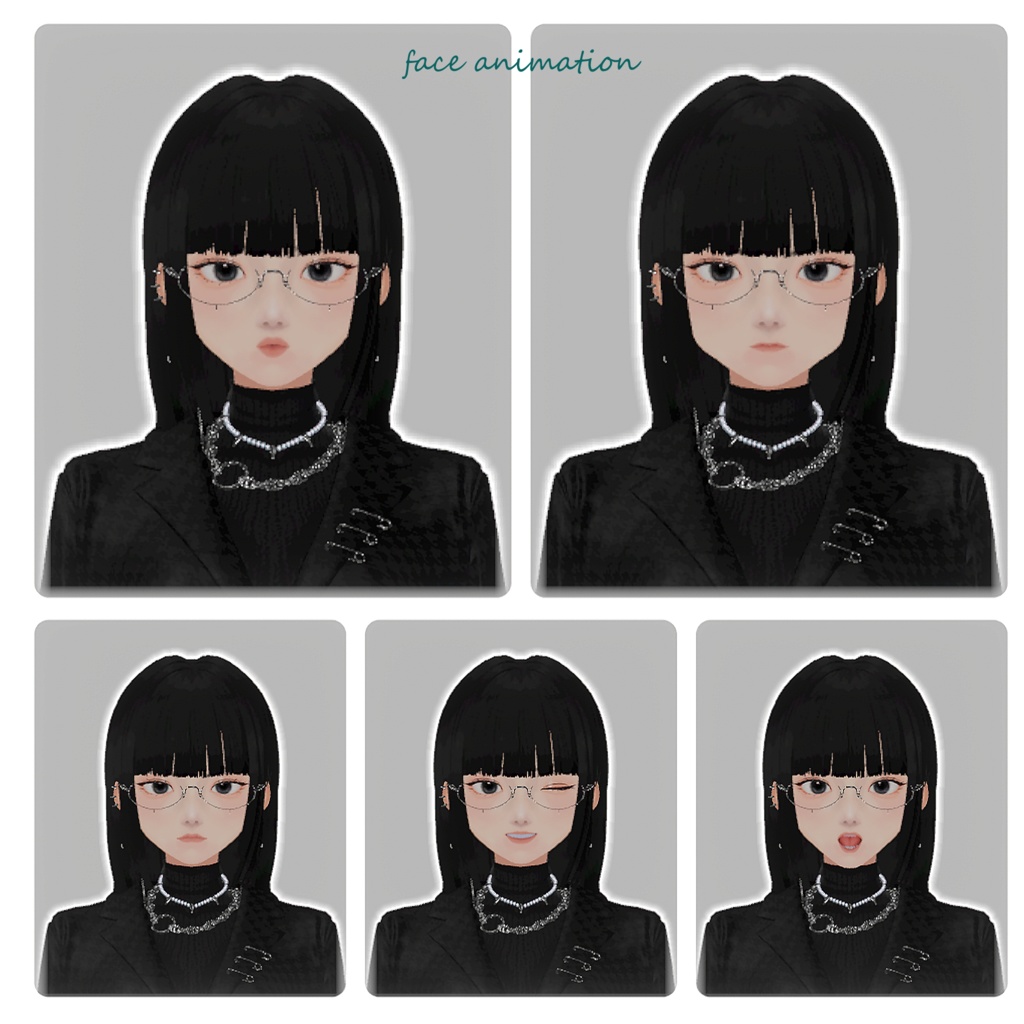 オリジナル3Dモデル【のえる】