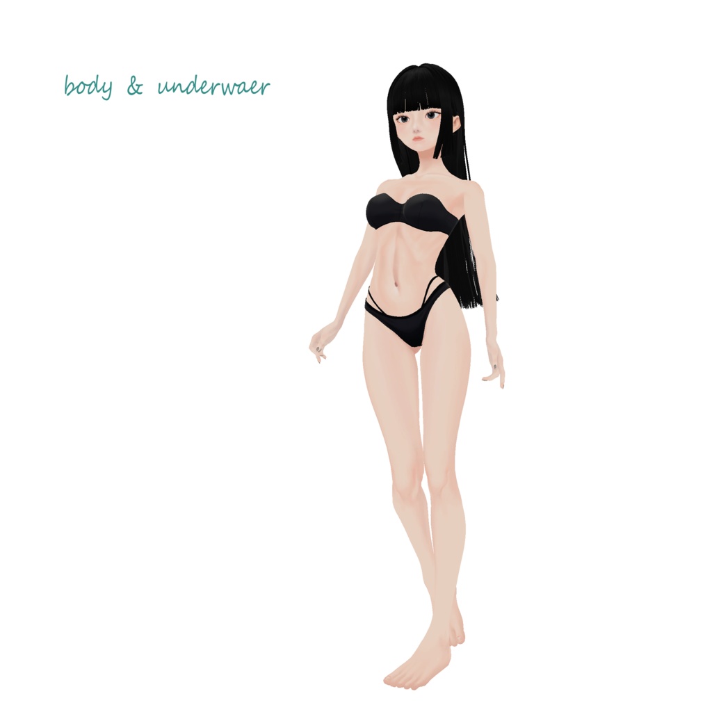 オリジナル3Dモデル【のえる】