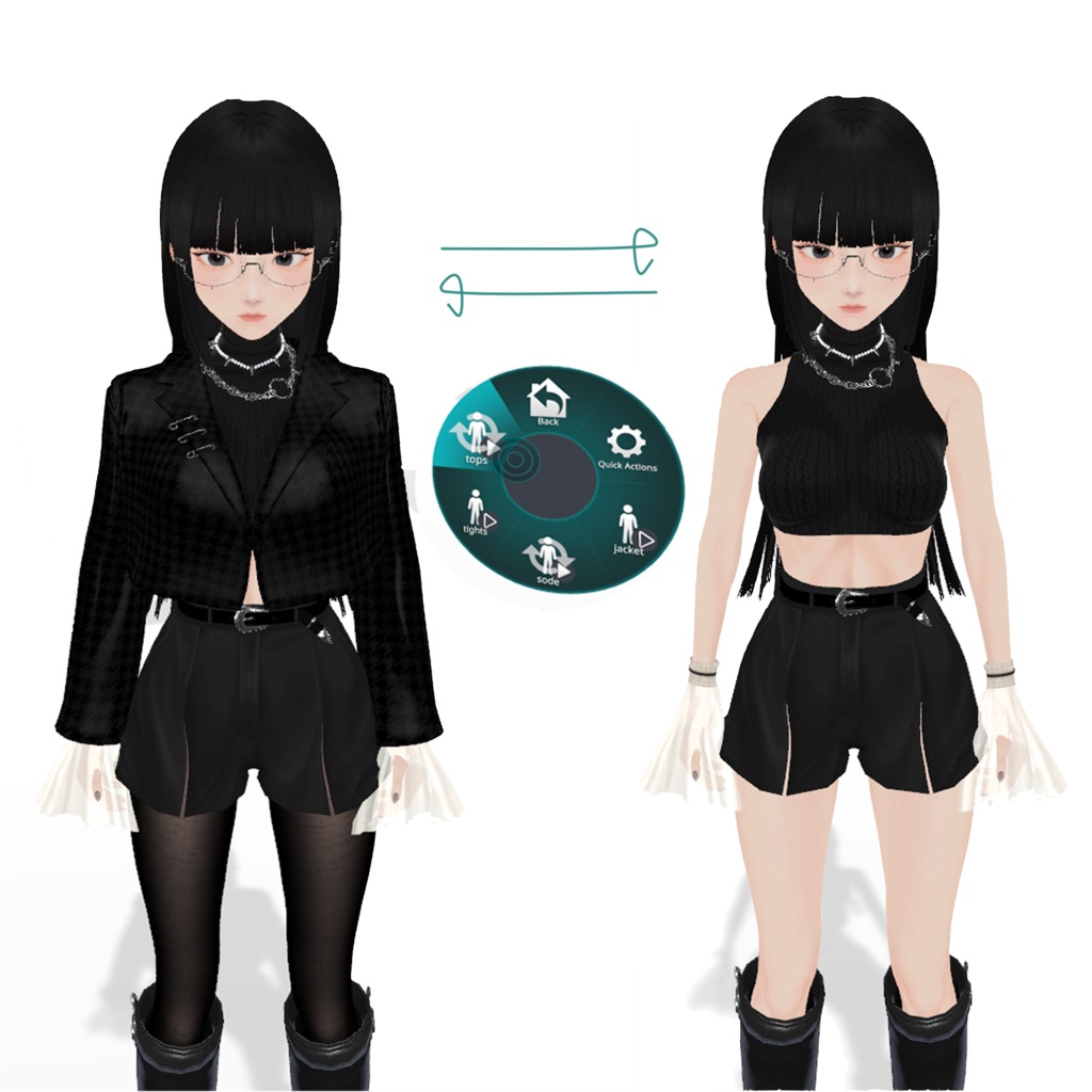 オリジナル3Dモデル【のえる】