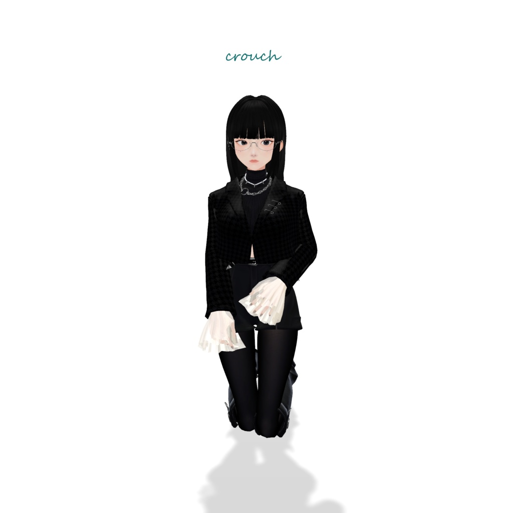 オリジナル3Dモデル【のえる】