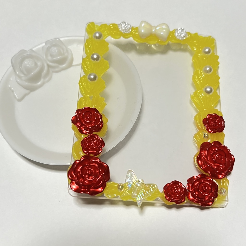 ホイップデコ B8 縦入れ 薔薇 プリンセス ベル イメージ トレカケース