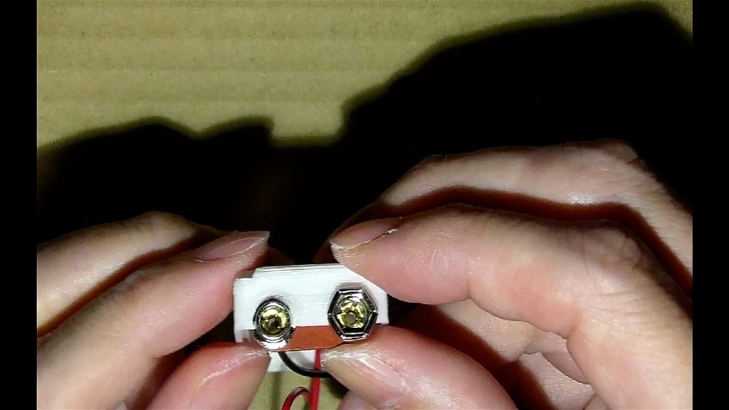 【電子工作用】006P乾電池サイズの3Dプリンター用データ(STLファイル)