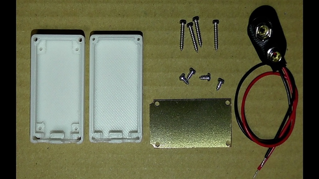 【電子工作用】006P乾電池サイズの3Dプリンター用データ(STLファイル)