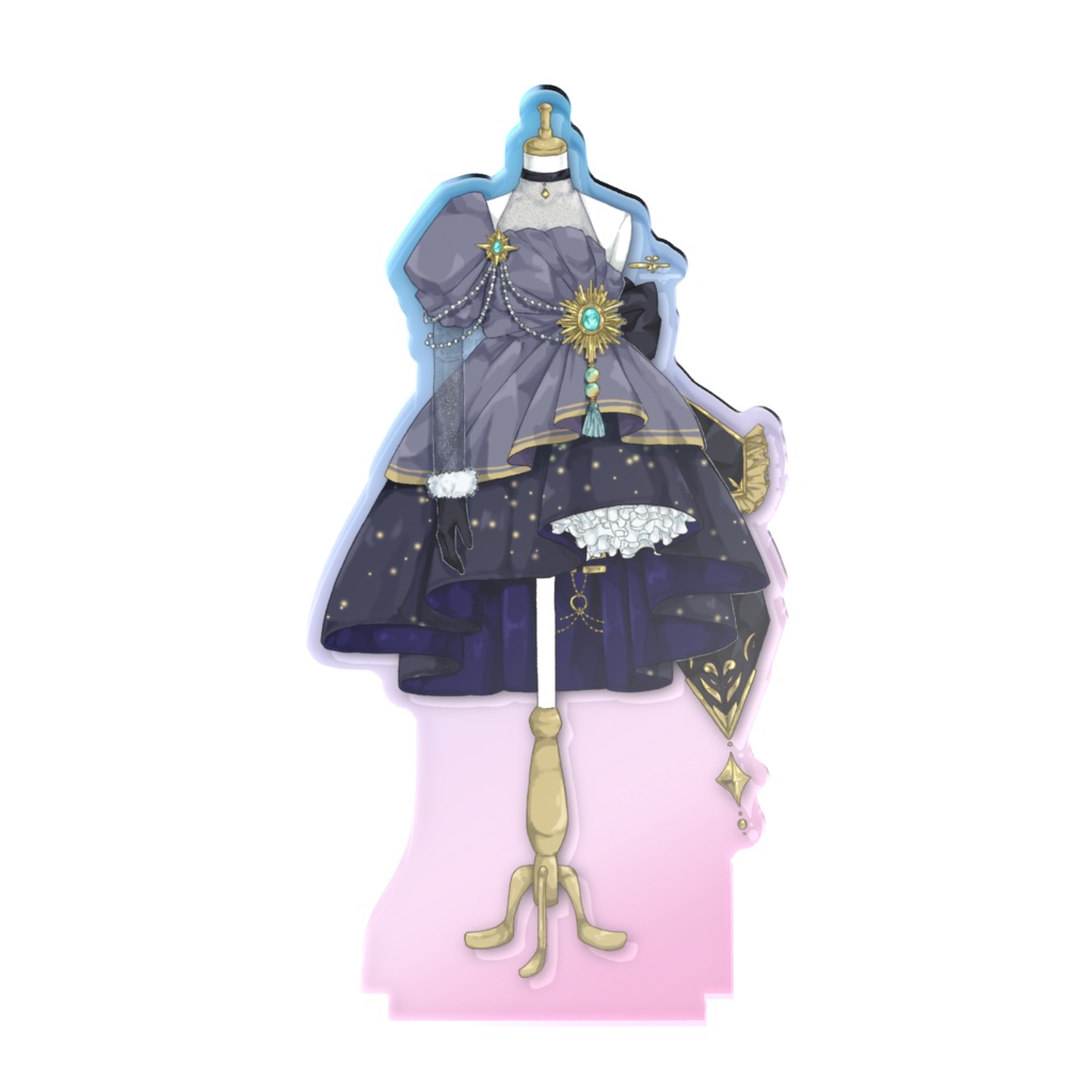 2026年 羊ノゆき誕生日記念グッズ お衣装アクリルフィギュア【特別版】