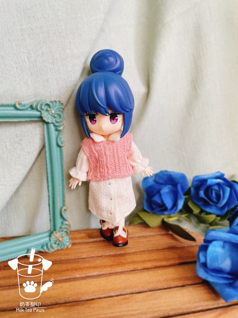 【オビツ11・1/12ドール服】マシュマロ シャツワンピース 3色