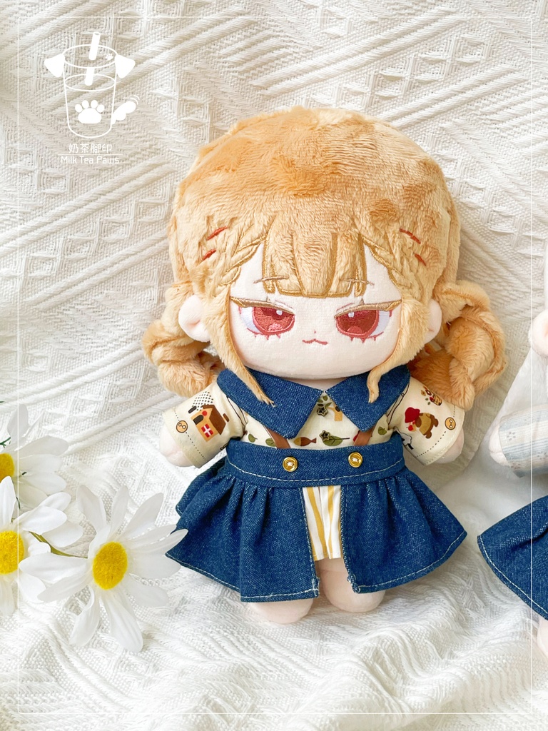 【20cmぬいぐるみ・ぬい服】和洋ミックスのコーデセット 2色