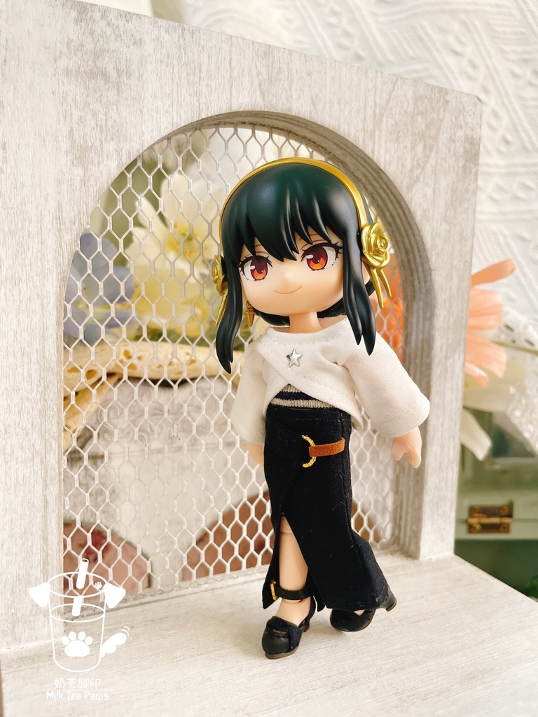 【オビツ11・1/12ドール服】クロスショートトップス①