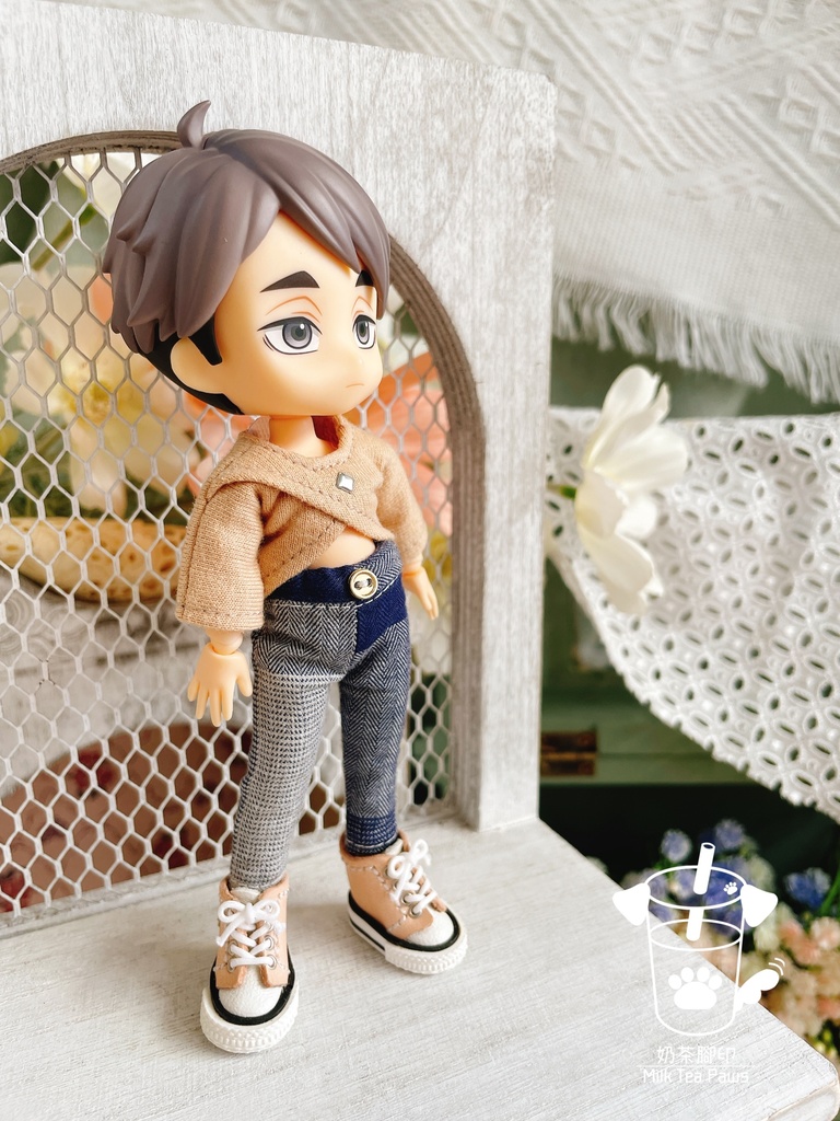 【オビツ11・1/12ドール服】クロスショートトップス①