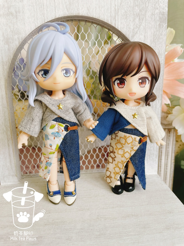 【オビツ11・1/12ドール服】クロスショートトップス②