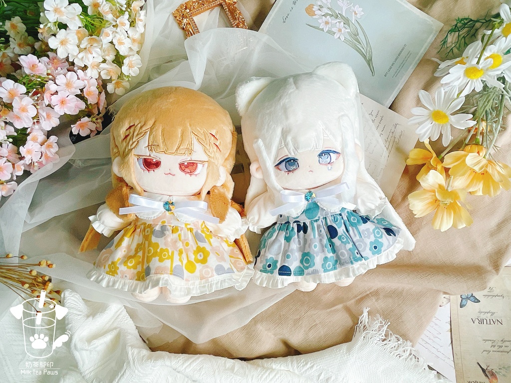 【20cmぬいぐるみ・ぬい服】Candy Jewels ワンピース  2色