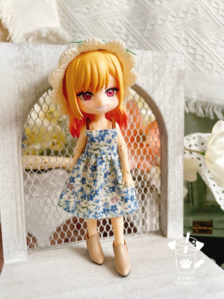 【オビツ11・1/12ドール服】Spring Days・キャミワンピース