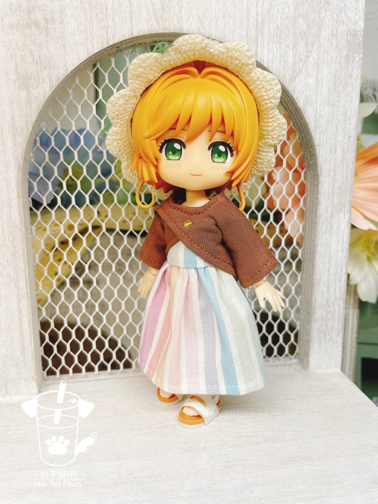 【オビツ11・1/12ドール服】Spring Days・キャミワンピース