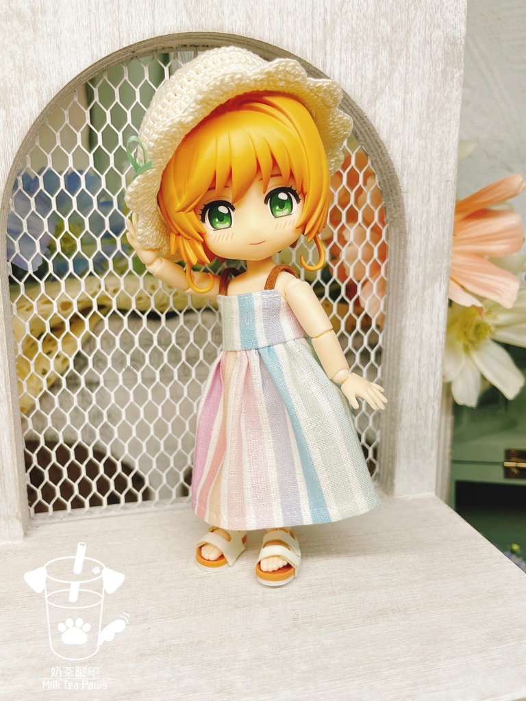 【オビツ11・1/12ドール服】Spring Days・キャミワンピース