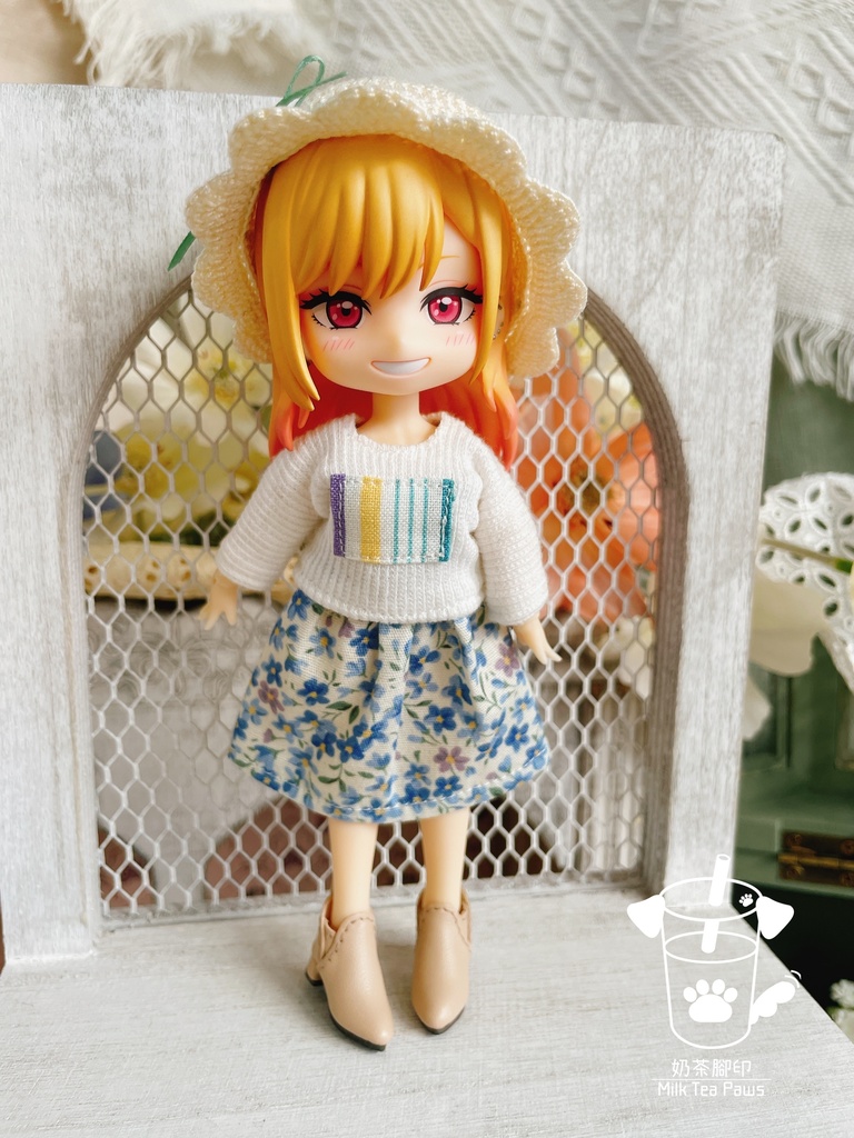 【オビツ11・1/12ドール服】Spring Days・キャミワンピース