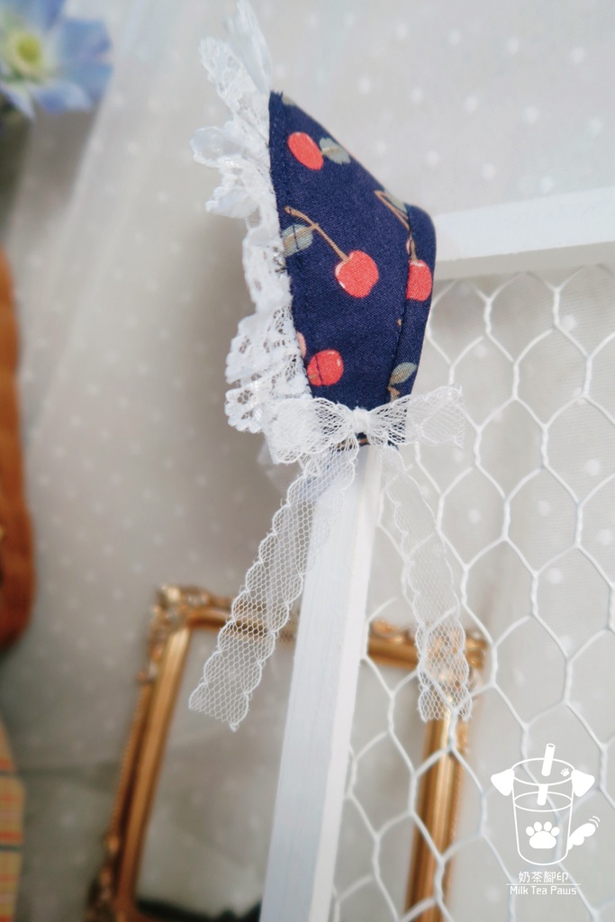 【10cmぬいぐるみ・ぬい服】Cherry Bubble・ワンピースセット(青)