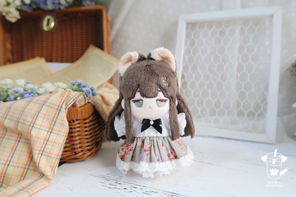 【10cmぬいぐるみ・ぬい服】夏色のパレット・ワンピース(全6柄)