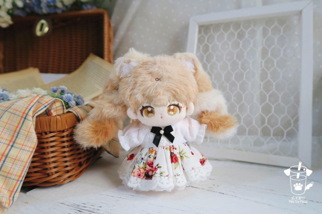 【10cmぬいぐるみ・ぬい服】夏色のパレット・ワンピース(全6柄)