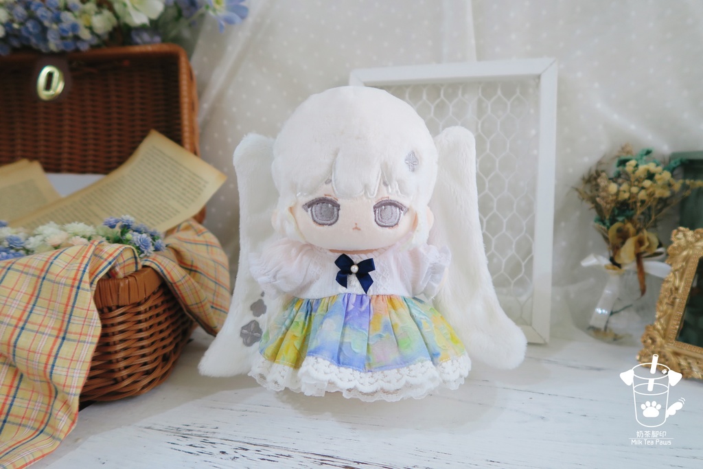 【15cmぬいぐるみ・ぬい服】夏色のパレット・ワンピース(全6柄)