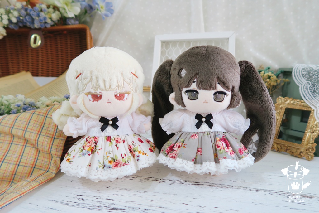 【15cmぬいぐるみ・ぬい服】夏色のパレット・ワンピース(全6柄)