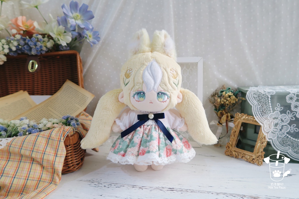 【20cmぬいぐるみ・ぬい服】夏色のパレット・ワンピース(全4柄)