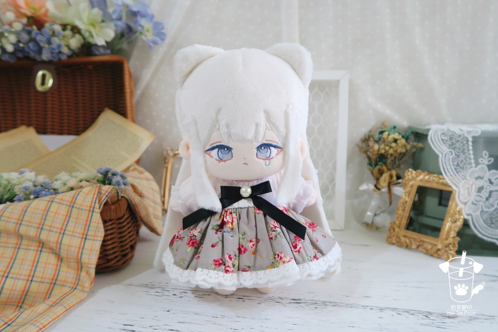 【20cmぬいぐるみ・ぬい服】夏色のパレット・ワンピース(全4柄)