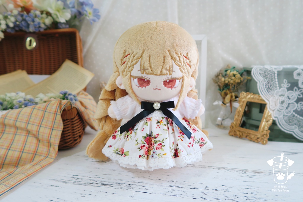 【20cmぬいぐるみ・ぬい服】夏色のパレット・ワンピース(全4柄)