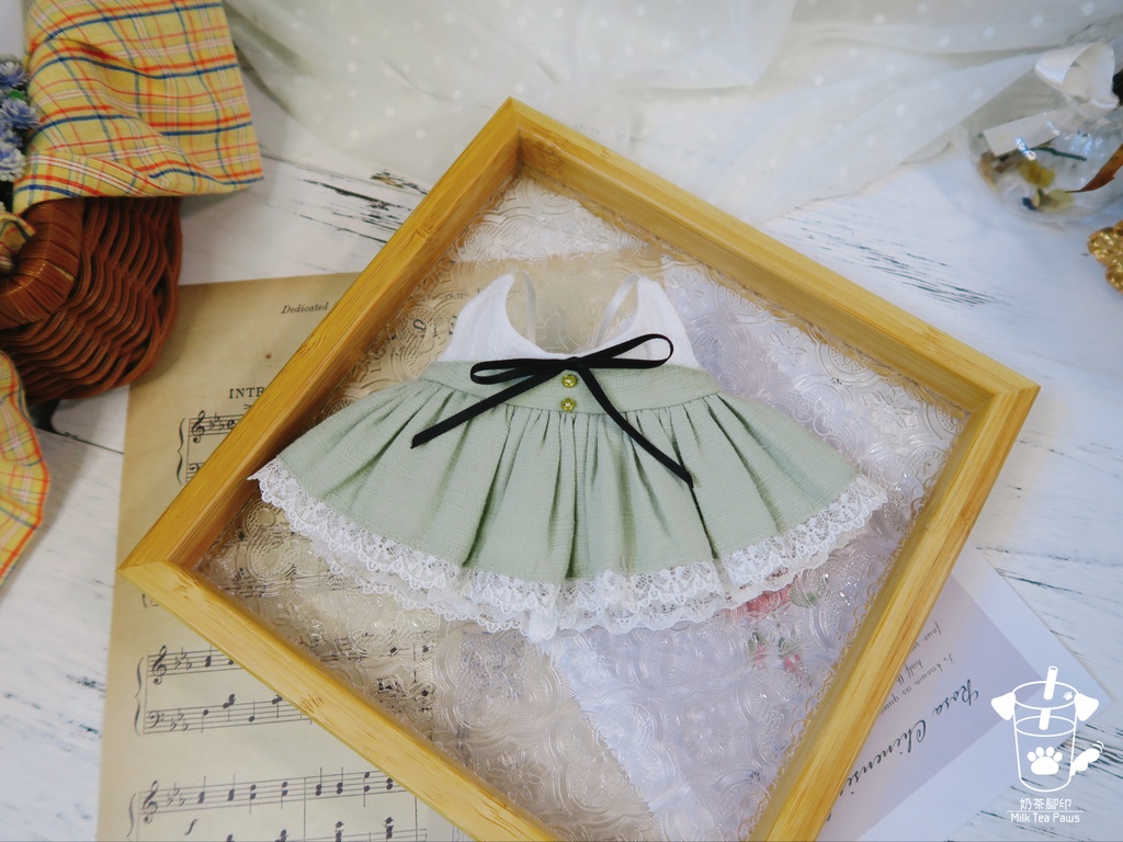 【20cmぬいぐるみ・ぬい服】第9号スケッチブック・ワンピース(全3柄)