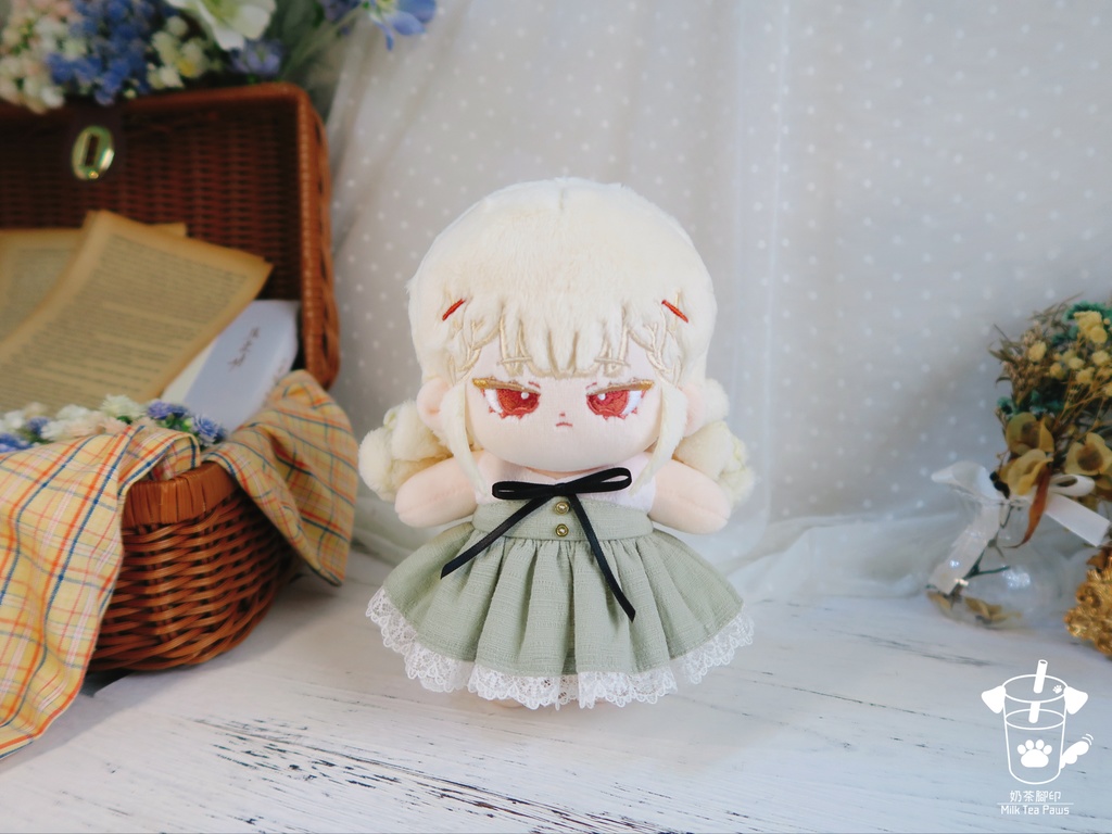 【15cmぬいぐるみ・ぬい服】第9号スケッチブック・ワンピース(全3柄)